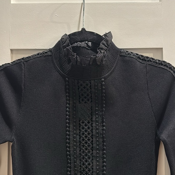 The Kooples Black Sweater Dress - Picture 1 of 7